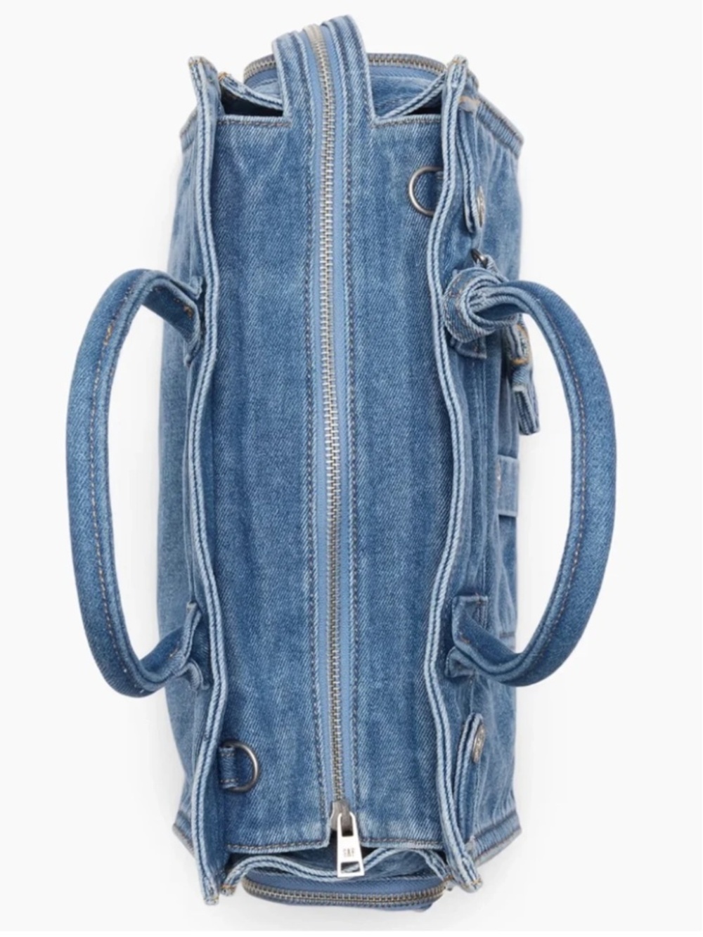 GAP Five Pocket Medium Size Denim Satchel Bag-NWT-Medium Wash - Picture 9 of 11